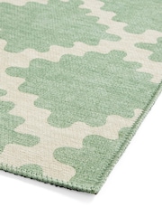 Scion Evergreen Green Swithland Wheat Washable Rug - Image 5 of 6