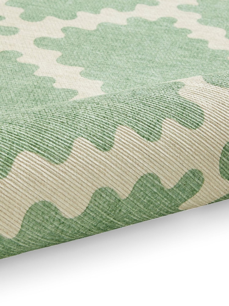 Scion Evergreen Green Swithland Wheat Washable Rug - Image 6 of 6 Scion Evergreen Green Swithland Wheat Washable Rug - Image 6 of 6