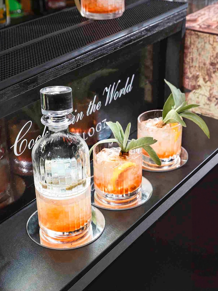 RCR Clear Decanter and 2 Stacking Glasses Gift Set - Image 1 of 4