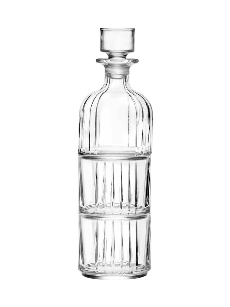 RCR Clear Decanter and 2 Stacking Glasses Gift Set - Image 4 of 4