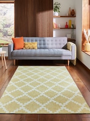 Scion Wheat Yellow Swithland Wheat Washable Rug - Image 1 of 6