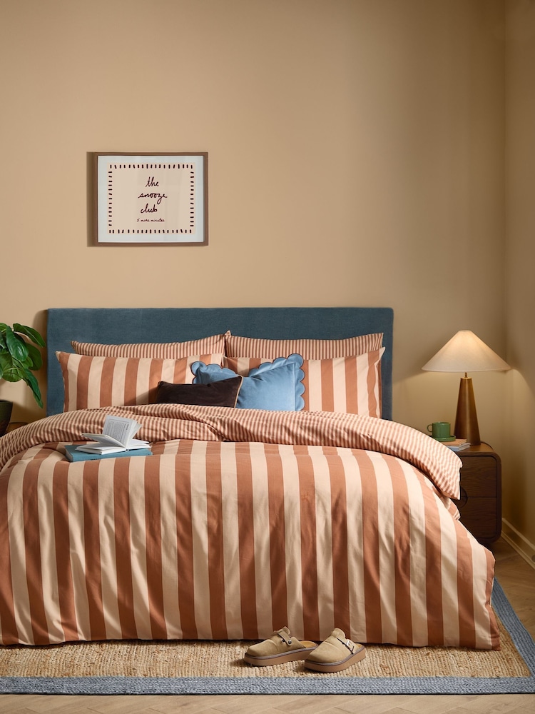 Furn The Ultimate Stripe Reversible Duvet Cover Set - Image 2 of 4 Furn The Ultimate Stripe Reversible Duvet Cover Set - Image 2 of 4
