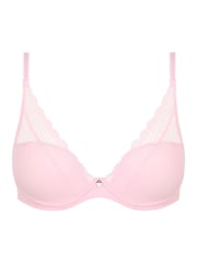 Chantelle Candy Pink Norah Chic Soft Feel Plunge Underwired T-Shirt Bra - Image 5 of 5