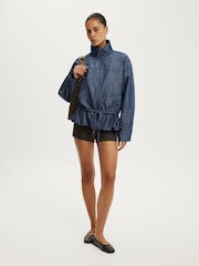 Cotton On Blue Knox Summer Parka Jacket - Image 3 of 5