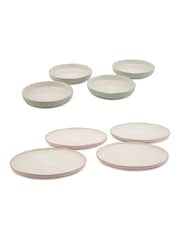 Jamie Oliver Set of 6 Pink Big Love Everything Plates & Bowls - Image 3 of 4