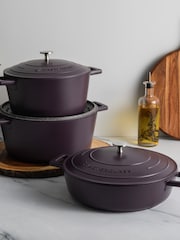Masterclass Set of 3 Cast Aluminium Casserole Dishes - Bild 1 von 3