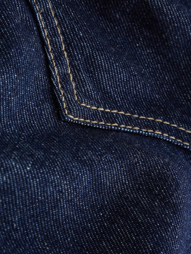 Indigo Rinse Blue Split Front Maxi Denim Skirt - Image 3 of 3 Indigo Rinse Blue Split Front Maxi Denim Skirt - Image 3 of 3