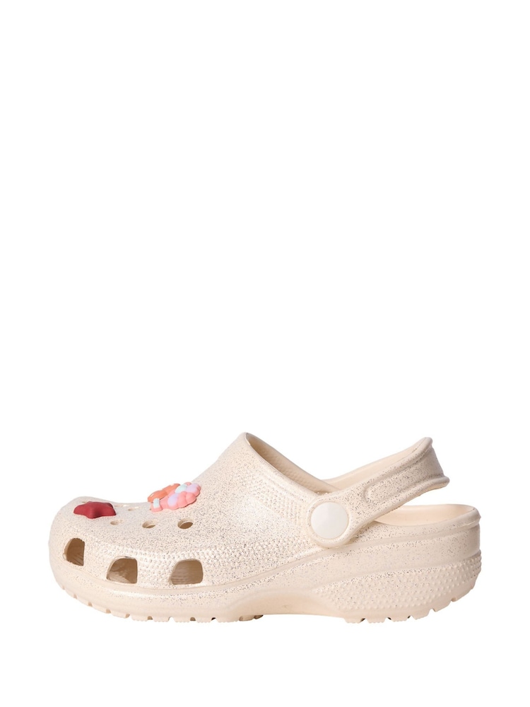Name It Cream Rubber Clogs with Charms Sandals - Image 2 of 4 Name It Cream Rubber Clogs with Charms Sandals - Image 2 of 4
