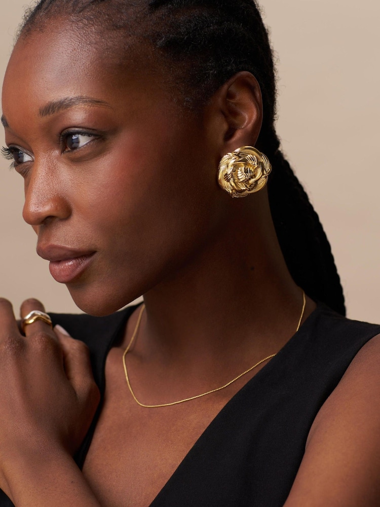 Orelia London Gold Tone Simple Chain Necklace - Image 2 of 2 Orelia London Gold Tone Simple Chain Necklace - Image 2 of 2