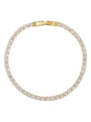 Orelia London Gold Tone Crystal Tennis Bracelet - Image 2 of 2