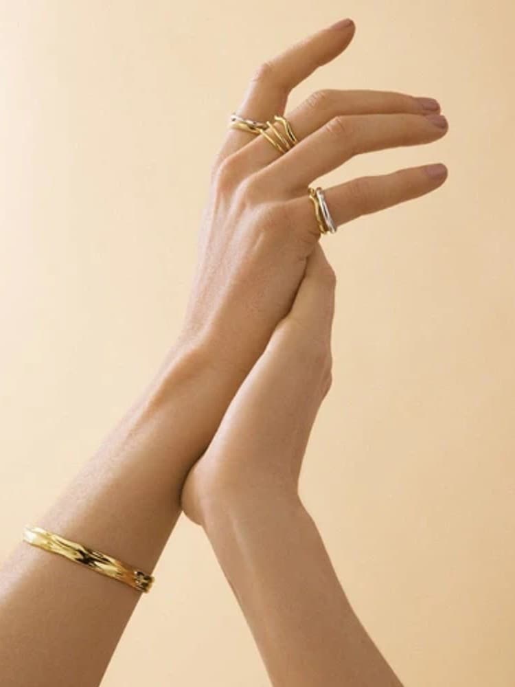 Orelia London Molten Bangle - صورة 2 من 3