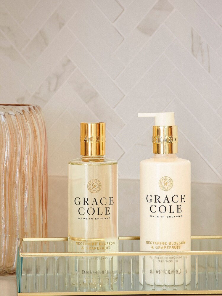Grace Cole Nectarine Blossom & Grapefruit Body Care Duo 2x300ml - Image 2 of 4