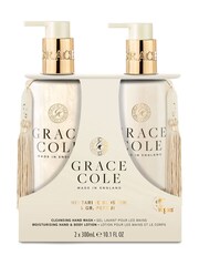 Grace Cole Nectarine Blossom & Grapefruit Hand Care Duo Set 2x300ml - Image 1 of 4