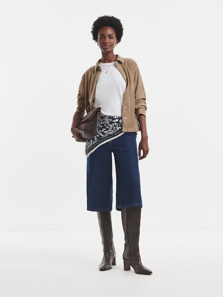 JD Williams Blue Authentic Long Shorts - Image 1 of 4