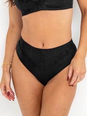 Pour Moi Black High Waist New Romance Knickers - Image 2 of 4