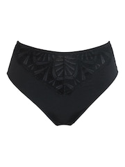 Pour Moi Black High Waist New Romance Knickers - Image 3 of 4
