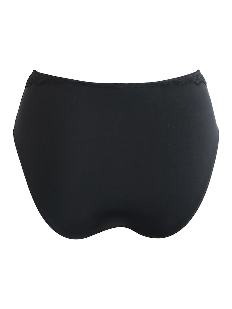 Pour Moi Black High Waist New Romance Knickers - Image 4 of 4