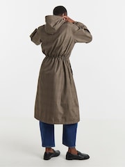 JD Williams Brown Longline Lightweight Raincoat - Image 2 of 4