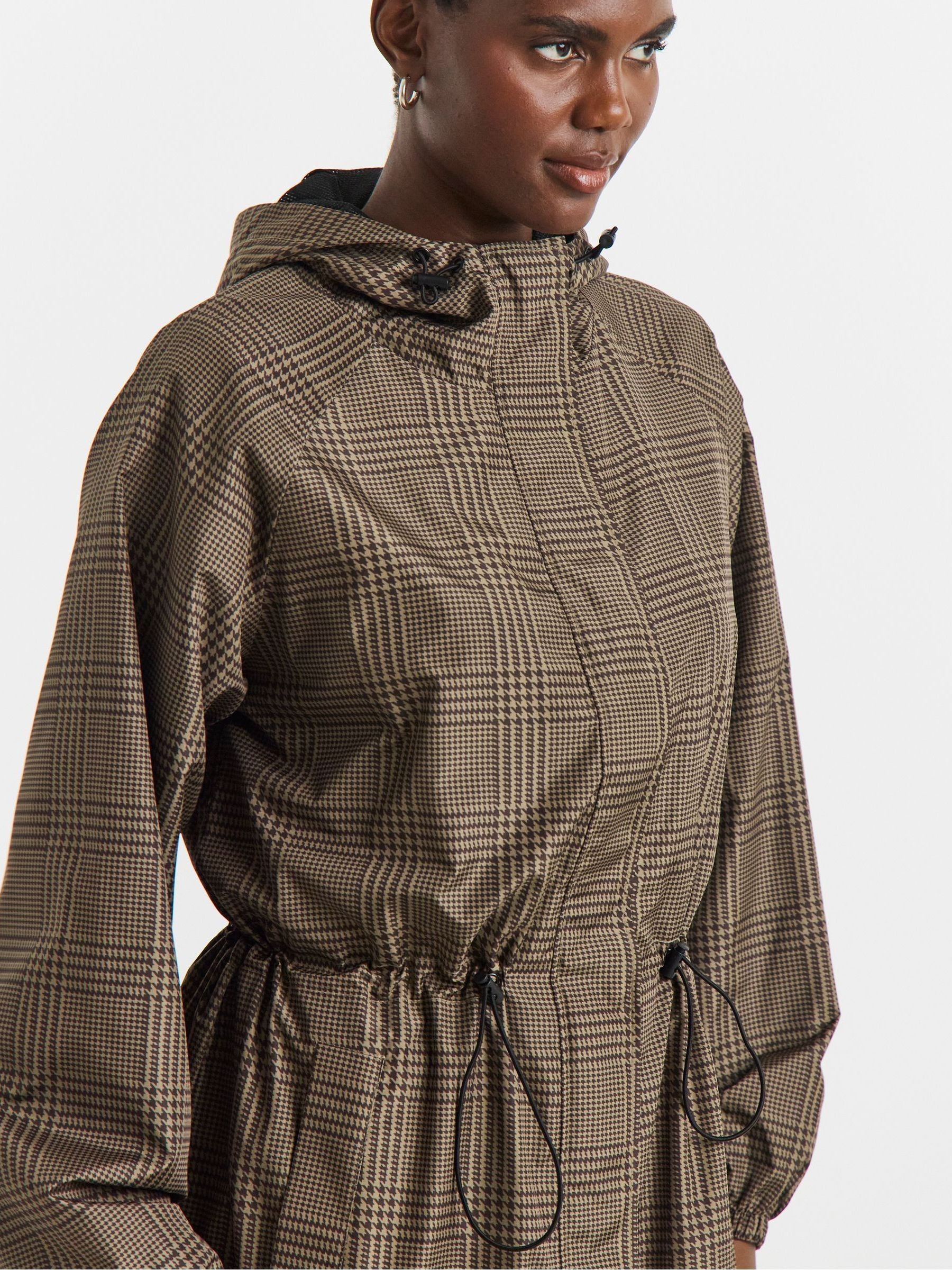 Buy JD Williams Brown Longline Lightweight Raincoat from Next USA