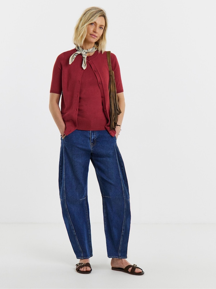 JD Williams Short Sleeve Cardigan and Vest Set - Obraz 1 z 4 JD Williams Short Sleeve Cardigan and Vest Set - Obraz 1 z 4