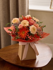 Autumn Rose and Gerbera Flower Gift Bag - Image 1 of 4