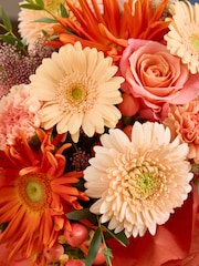 Autumn Rose and Gerbera Flower Gift Bag - Image 2 of 4
