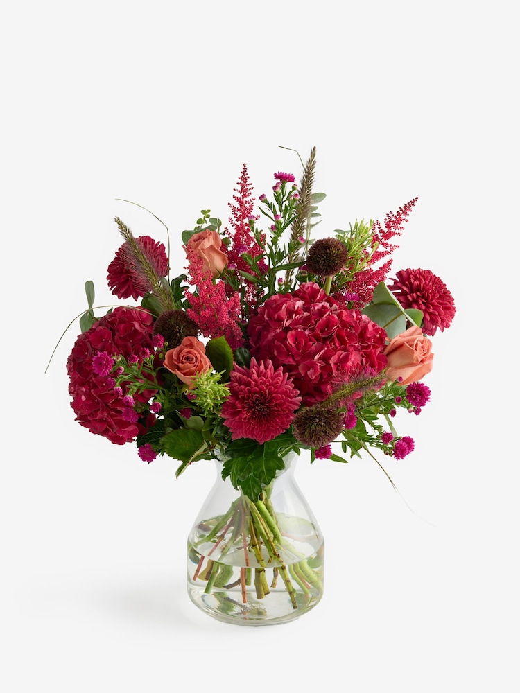 Autumn Rose and Hydrangea Flower Bouquet - Image 5 of 5