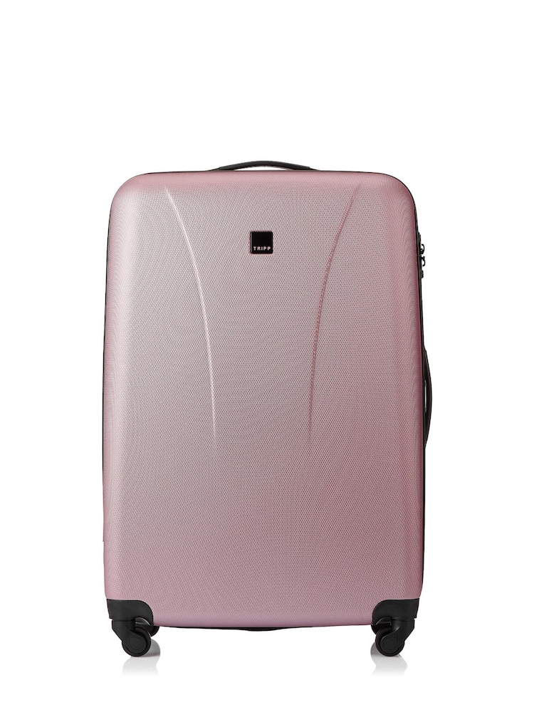 Tripp Soft Pink Lite Large 4 Wheel 81cm Suitcase - Image 1 of 4 Tripp Soft Pink Lite Large 4 Wheel 81cm Suitcase - Image 1 of 4