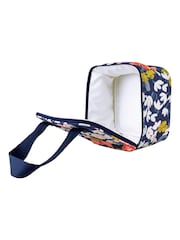 Joules Blue Floral Square Lunch Bag - Image 4 of 4