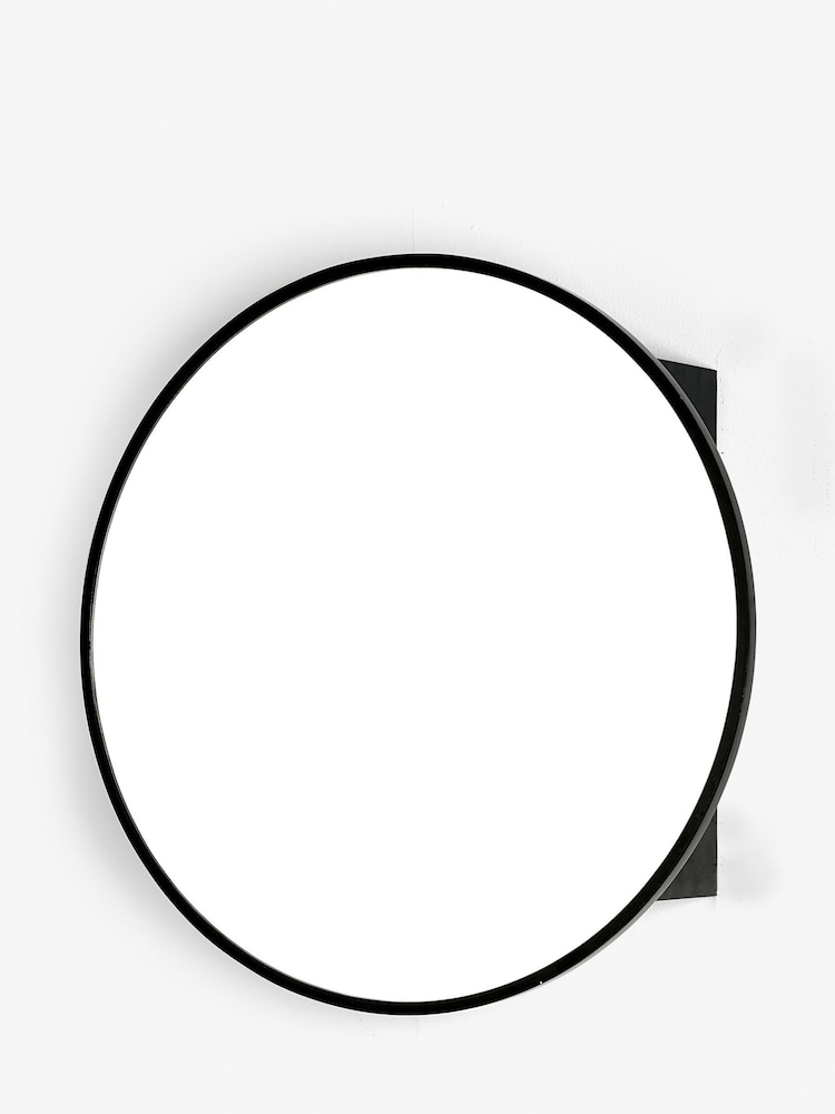 ארון קיר עם מראה עגולה - Image 5 of 6