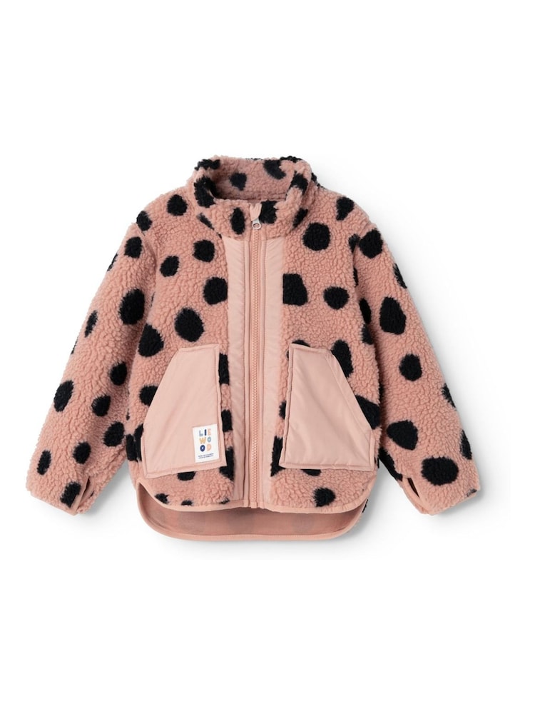 Liewood Pink Noam Pile Jacket - Image 1 of 4 Liewood Pink Noam Pile Jacket - Image 1 of 4