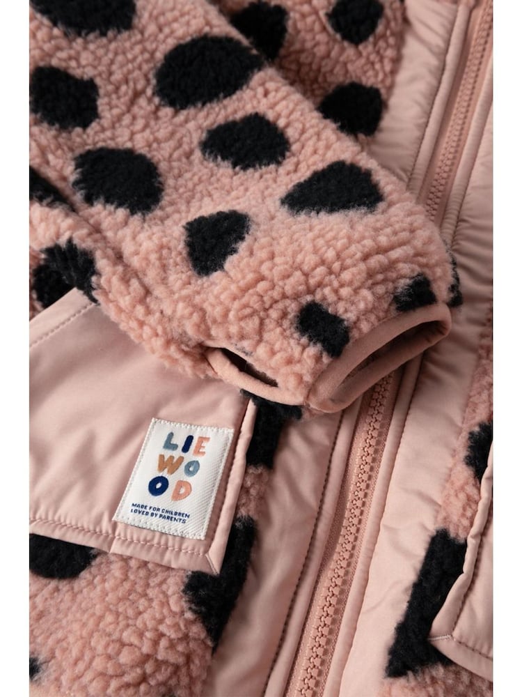 Liewood Pink Noam Pile Jacket - Image 4 of 4 Liewood Pink Noam Pile Jacket - Image 4 of 4