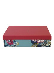 Joules Blue Floral Document Storage Box - Image 2 of 3