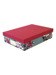 Joules Blue Floral Document Storage Box - Image 3 of 3