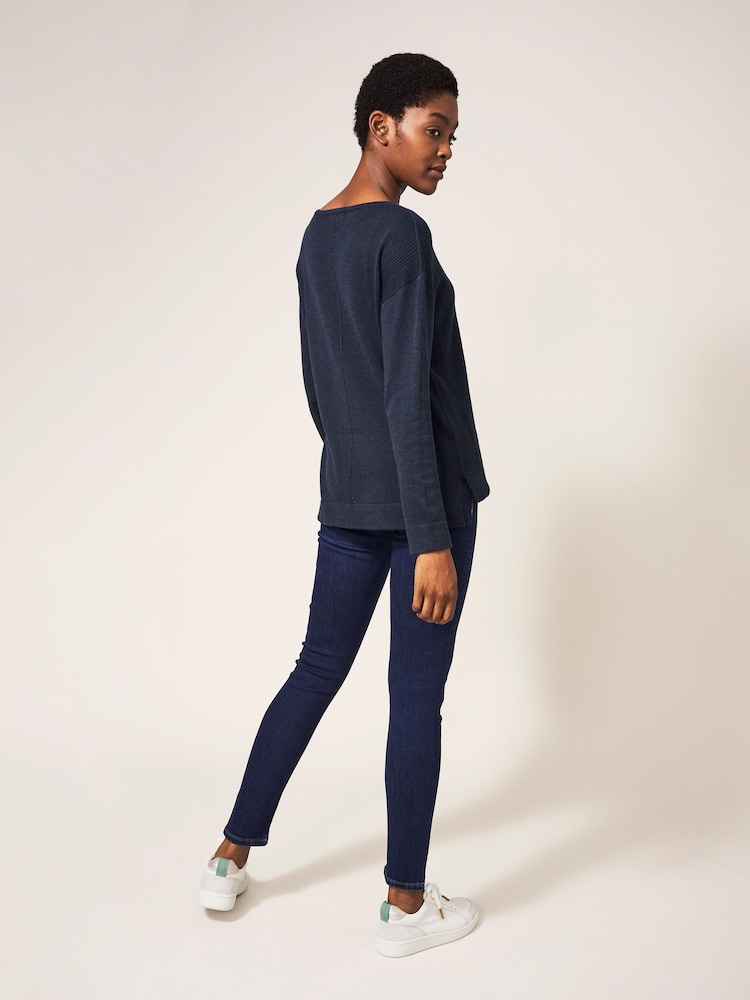 White Stuff Blue Olivia Jumper - Image 2 of 6