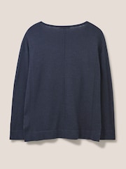 White Stuff Blue Olivia Jumper - Image 4 of 6