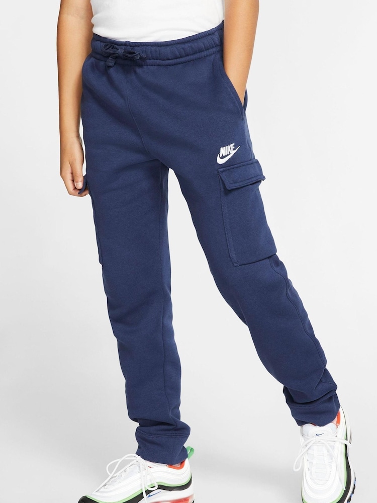 Nike Navy Cargo Joggers - Image 1 of 7