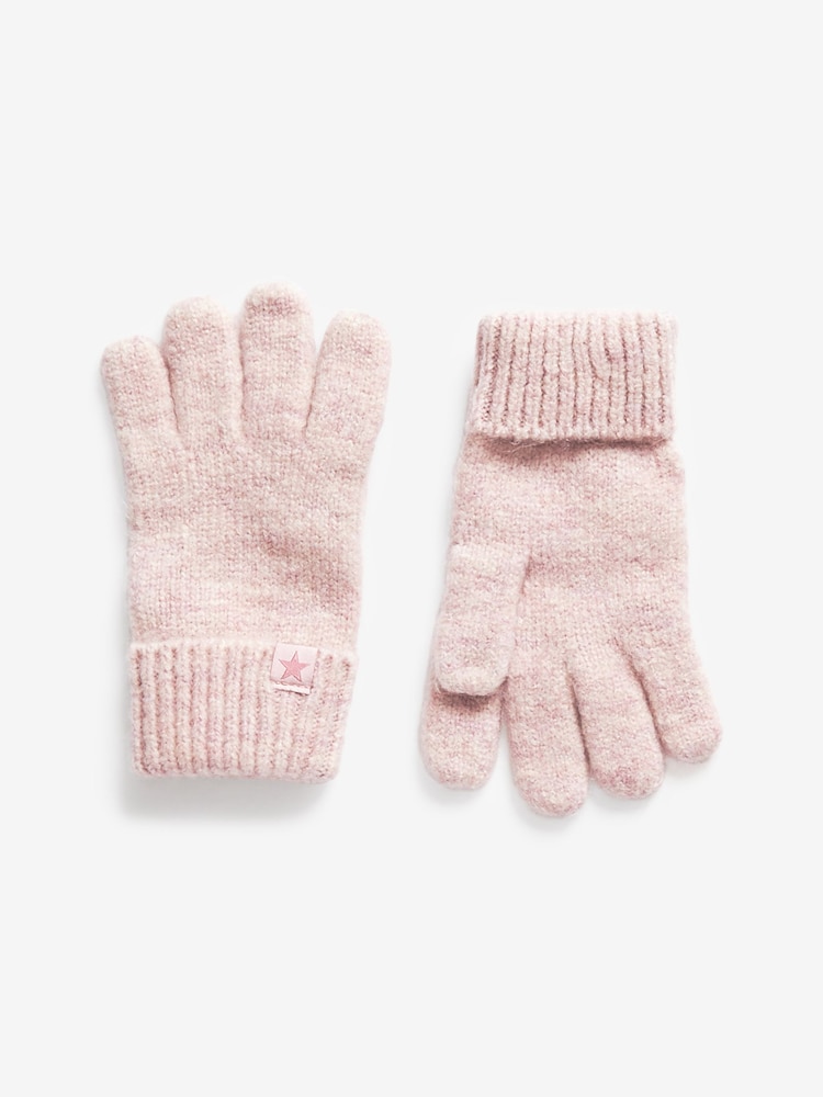 Pink Soft Ribbed Hat, Gloves And Scarf Set (3-16yrs) - Image 4 of 4