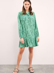 White Stuff Green Utility Shirt Dress - Image 1 of 6