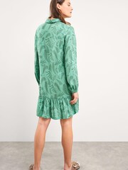 White Stuff Green Utility Shirt Dress - Image 2 of 6