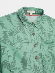 White Stuff Green Utility Shirt Dress - Image 6 of 6