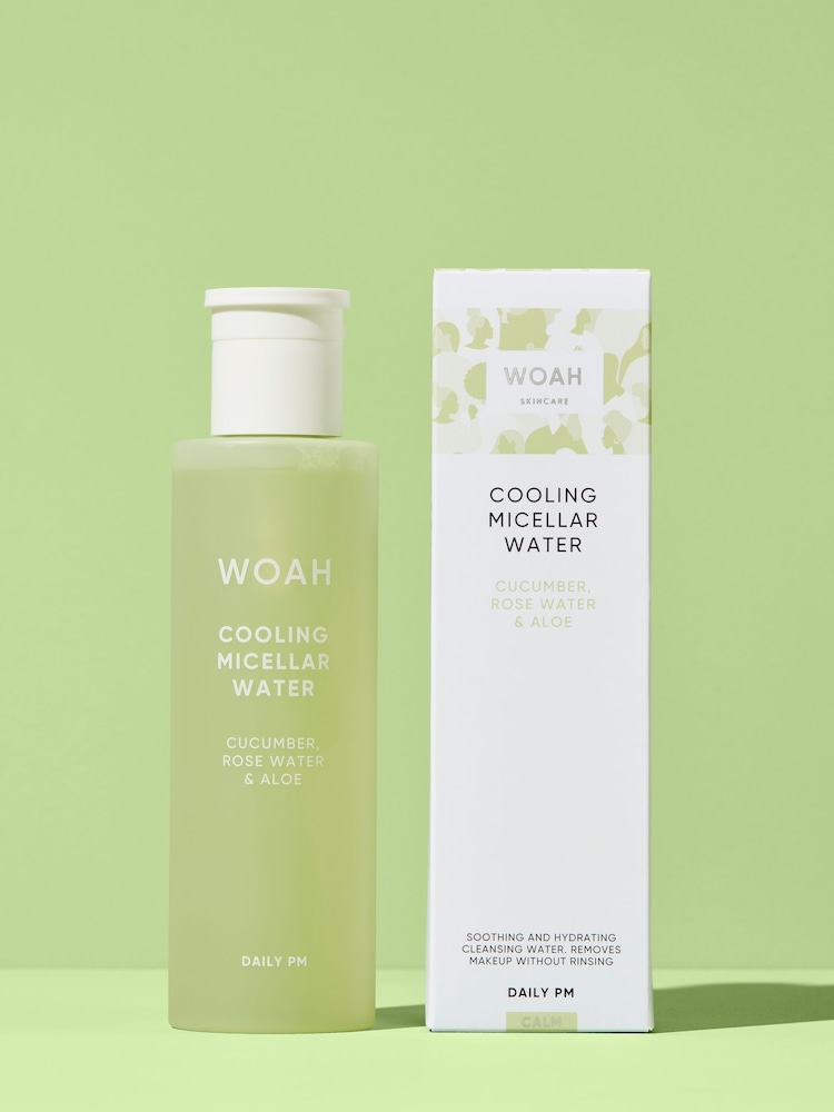 WOAH by Next Cooling Micellar Water 240ml Vegan Friendly - Image 1 of 7
