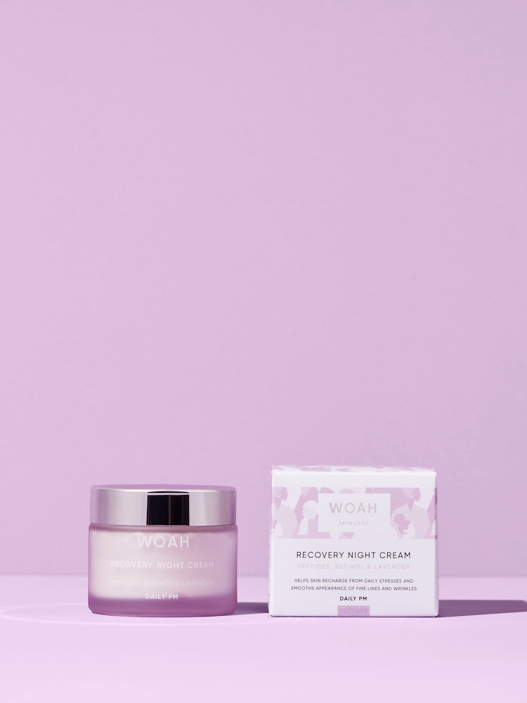 WOAH by Next Recovery Night Cream 50ml Vegan Friendly - Image 1 of 1