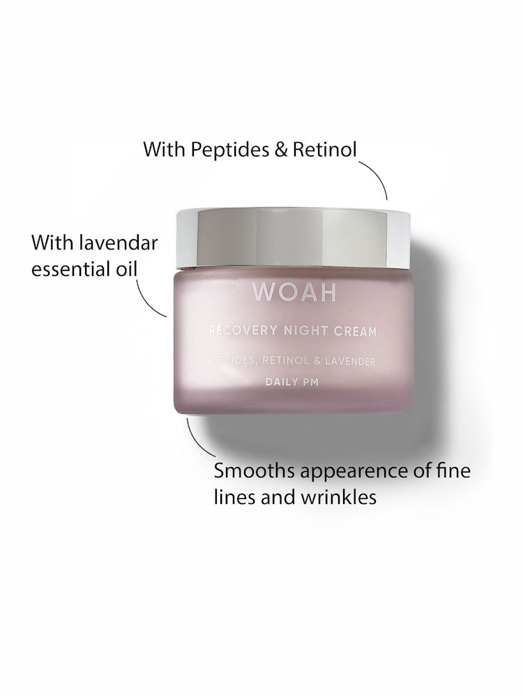 WOAH by Next Recovery Night Cream 50ml Vegan Friendly - Image 8 of 8