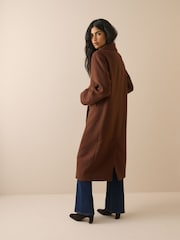 Nobodys Child Brown Byoma Relaxed Db Coat - Image 3 of 6