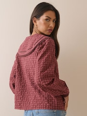 Nobodys Child Red Allegra Blouse - Image 2 of 5