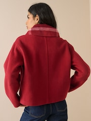 Nobodys Child Red Tie Neck Df Jacket - Image 2 of 5