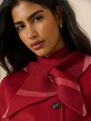 Nobodys Child Red Tie Neck Df Jacket - Image 5 of 5