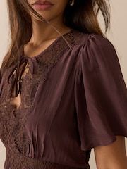 Nobodys Child Brown Wynne Midi Dress - Image 5 of 5