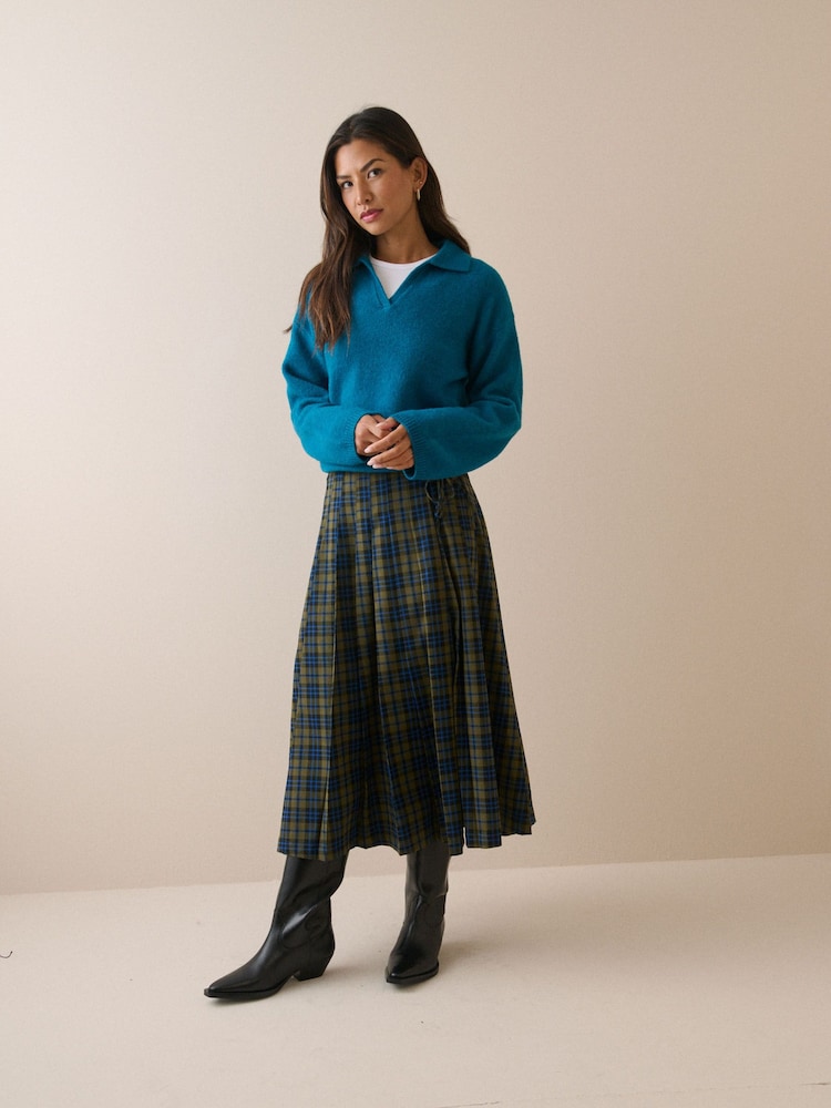 Nobodys Child Emily Pleated Midi Kilt Skirt - Изображение 1 5